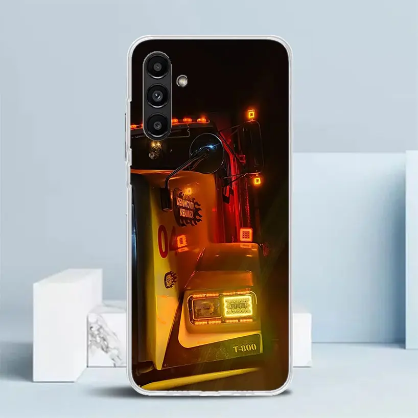 Фото Чехол для телефона Samsung Galaxy A17 A37 A57 A16 A26 A36 A56 A15 A14 A55 A13 A53 A25 A35 A24 A34 A23 A33 Galaxy с дизайном «Грузовики SA-AB» №3