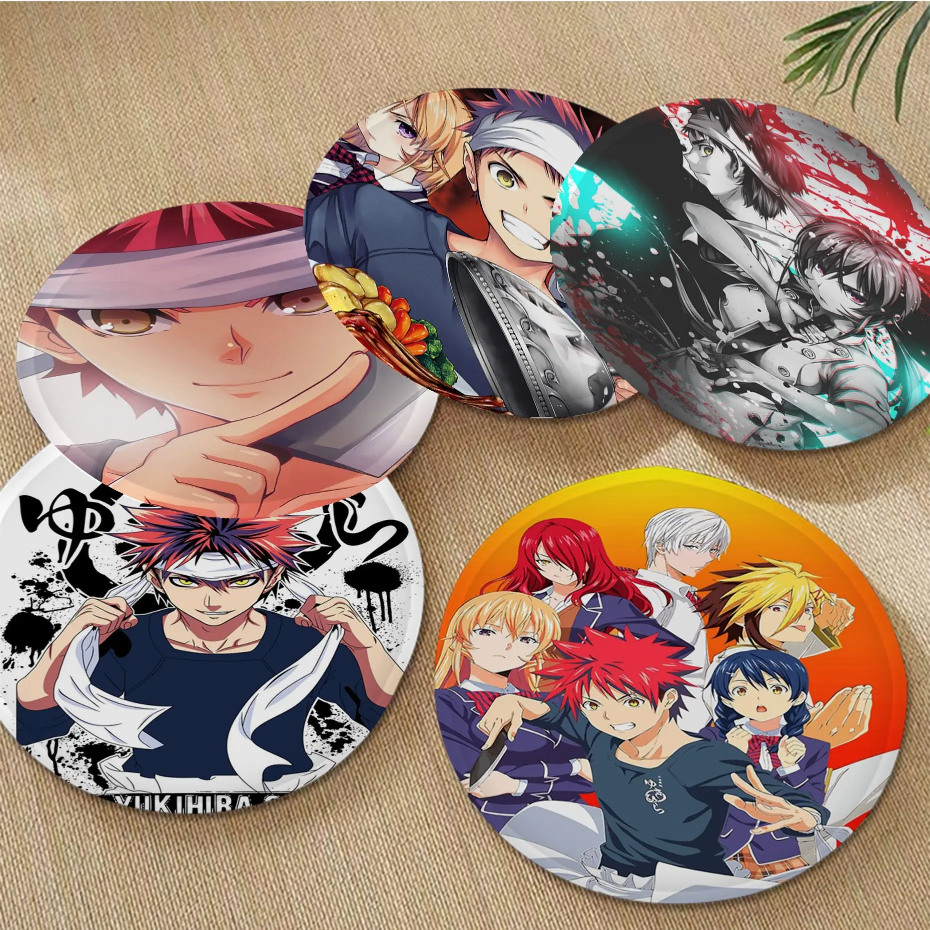 

Food Wars Anime Decorative Chair Mat Soft Pad Seat Cushion For Dining Patio Home Office Indoor Outdoor Garden Sofa Cushion