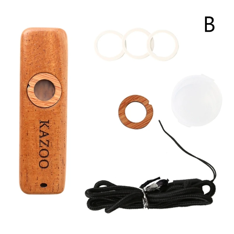 

Музыкальный инструмент Kazoo в стиле ретро, красное дерево, музыкальный инструмент, гитара, сопровождение Казу, гармоника, рот канавки, музыкальный инструмент Kazoo E56D