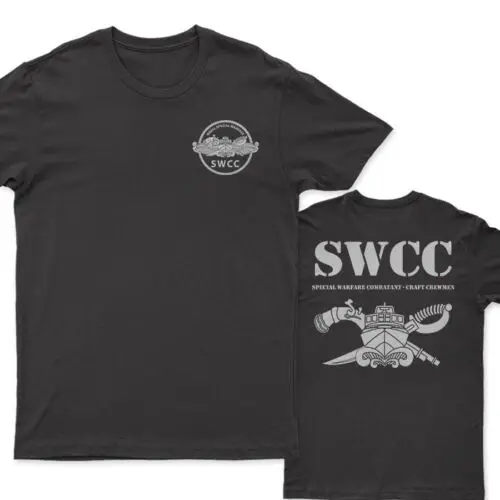 

SWCC Army Naval Special Warfare Combatant-Craft Crewmen T-Shirt. Summer Cotton Oversized Streetwear Men T Shirt New