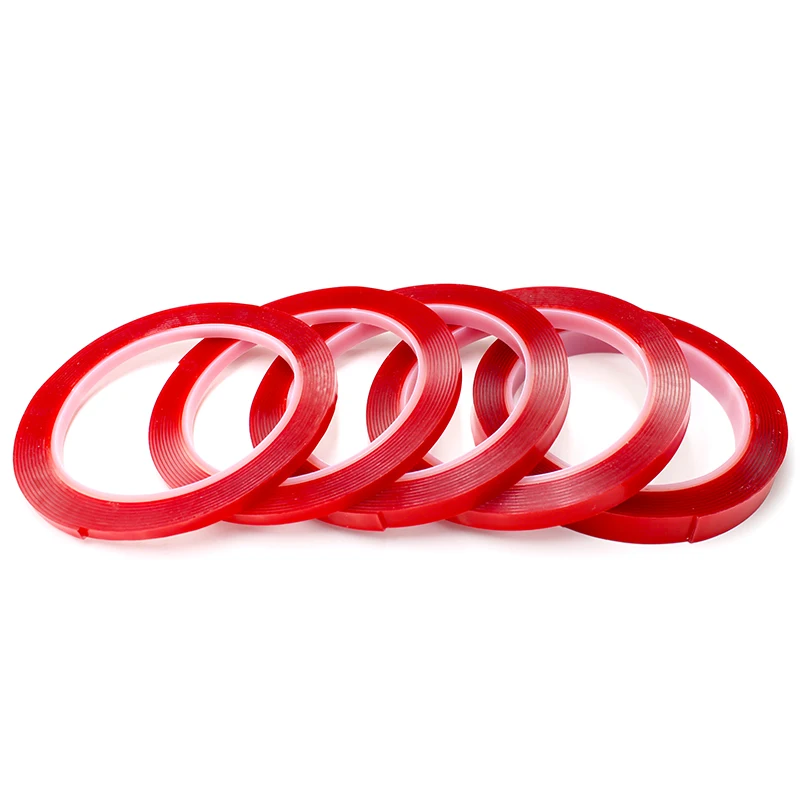 

YX 1 рулон 30 мм x 3 м двухсторонняя акриловая клейкая лента прозрачная без следов наклейка для светодиодный-ленты для автомобиля фиксированный телефон планшет фиксация