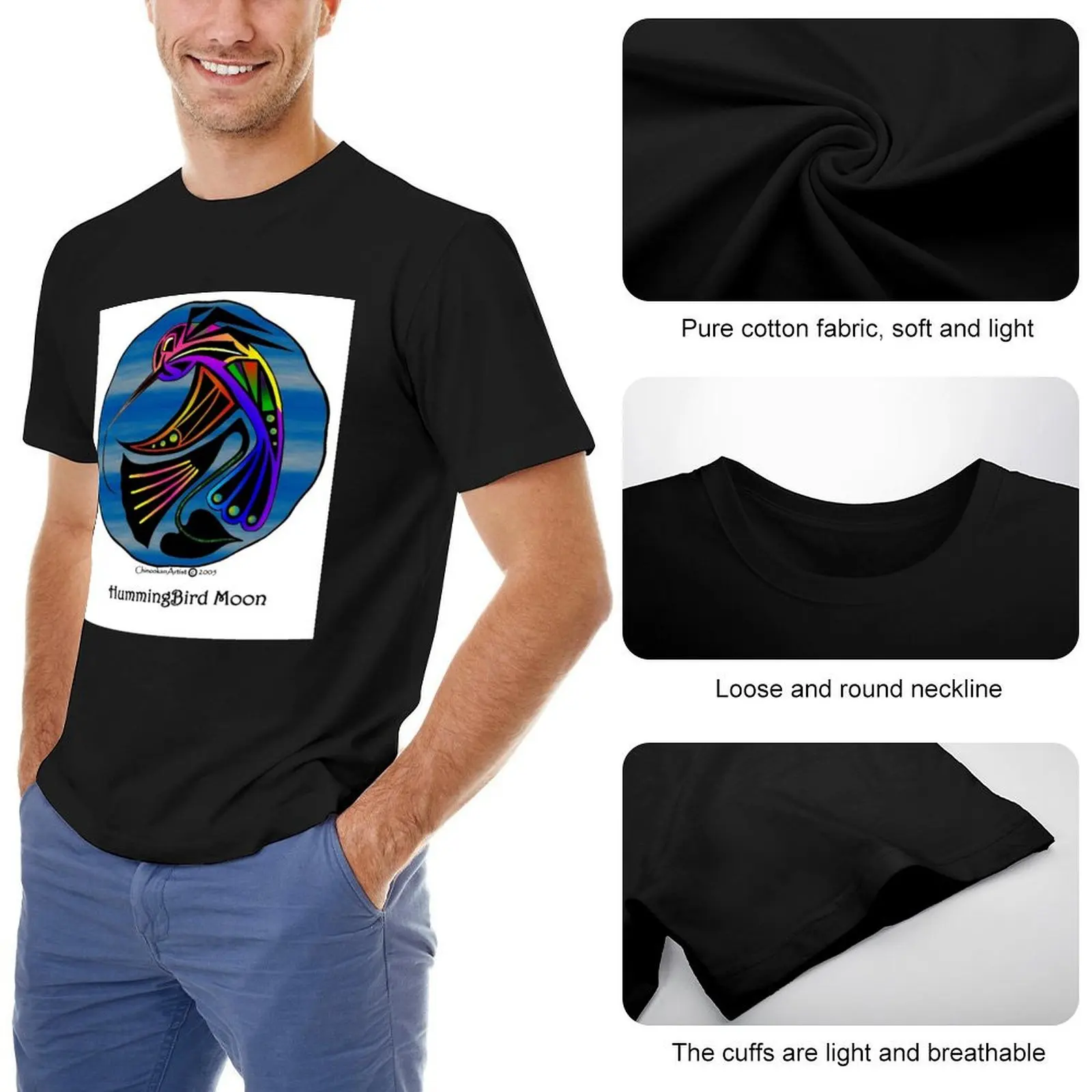 Футболка HummingBird Moon 2005 (заложенное стекло)