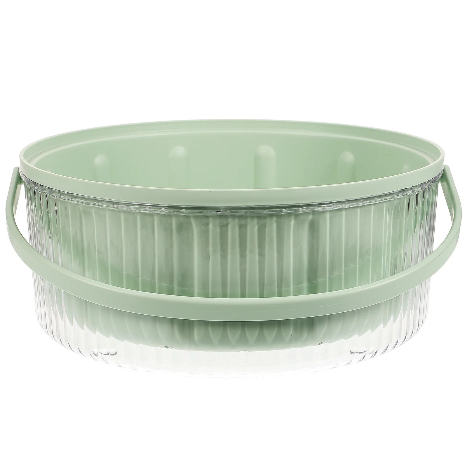 

Fruit Drain Basket Washing Vegetable Colander Double Layer Bowl Draining Strainer Kitchen