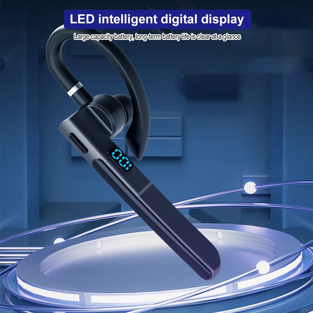 Бизнес Беспроводная гарнитура Handsfree Наушники для обоих правого левого уха