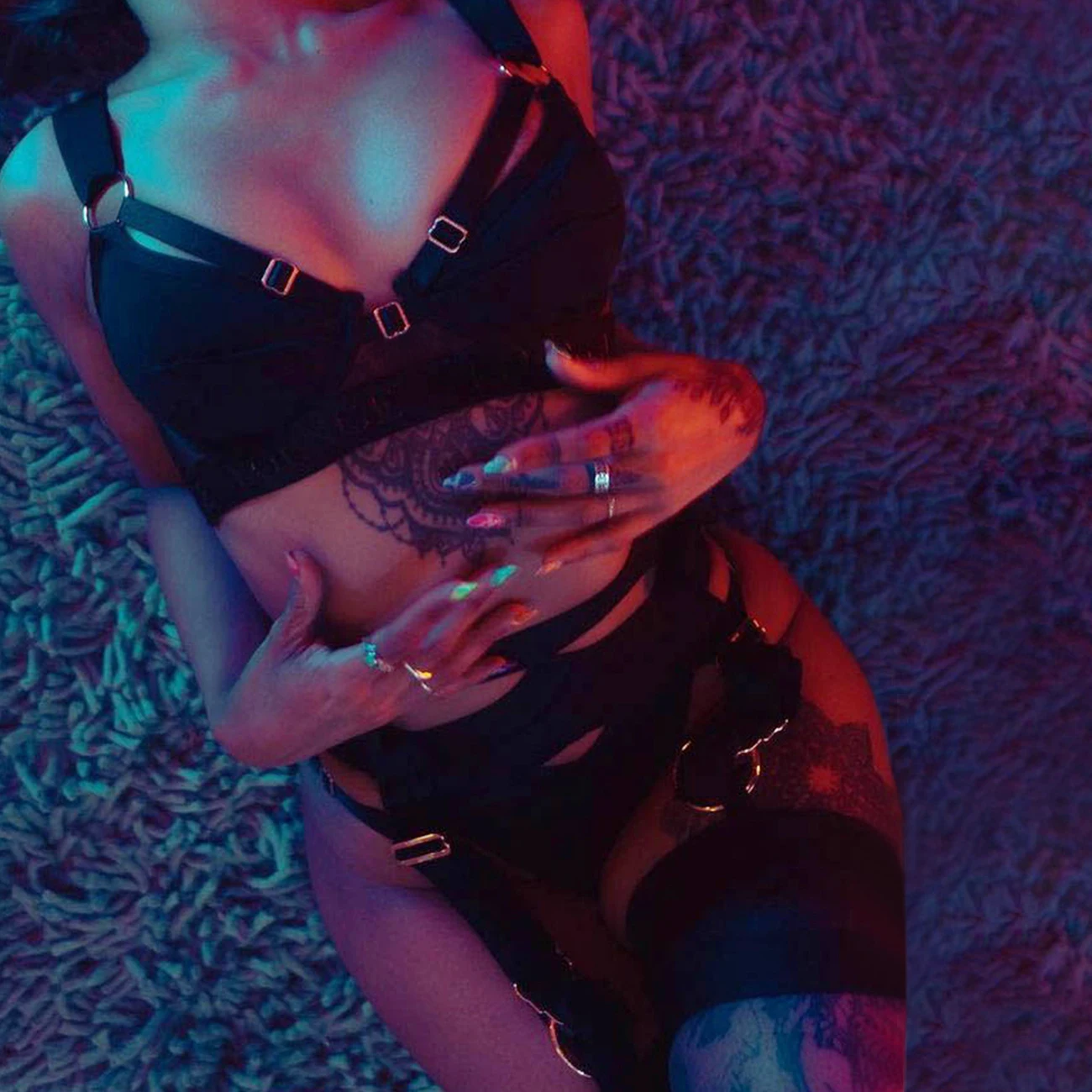 Подвязки для женщин Hermosa сексуальное кружевное белье комплект нижнего белья из 4