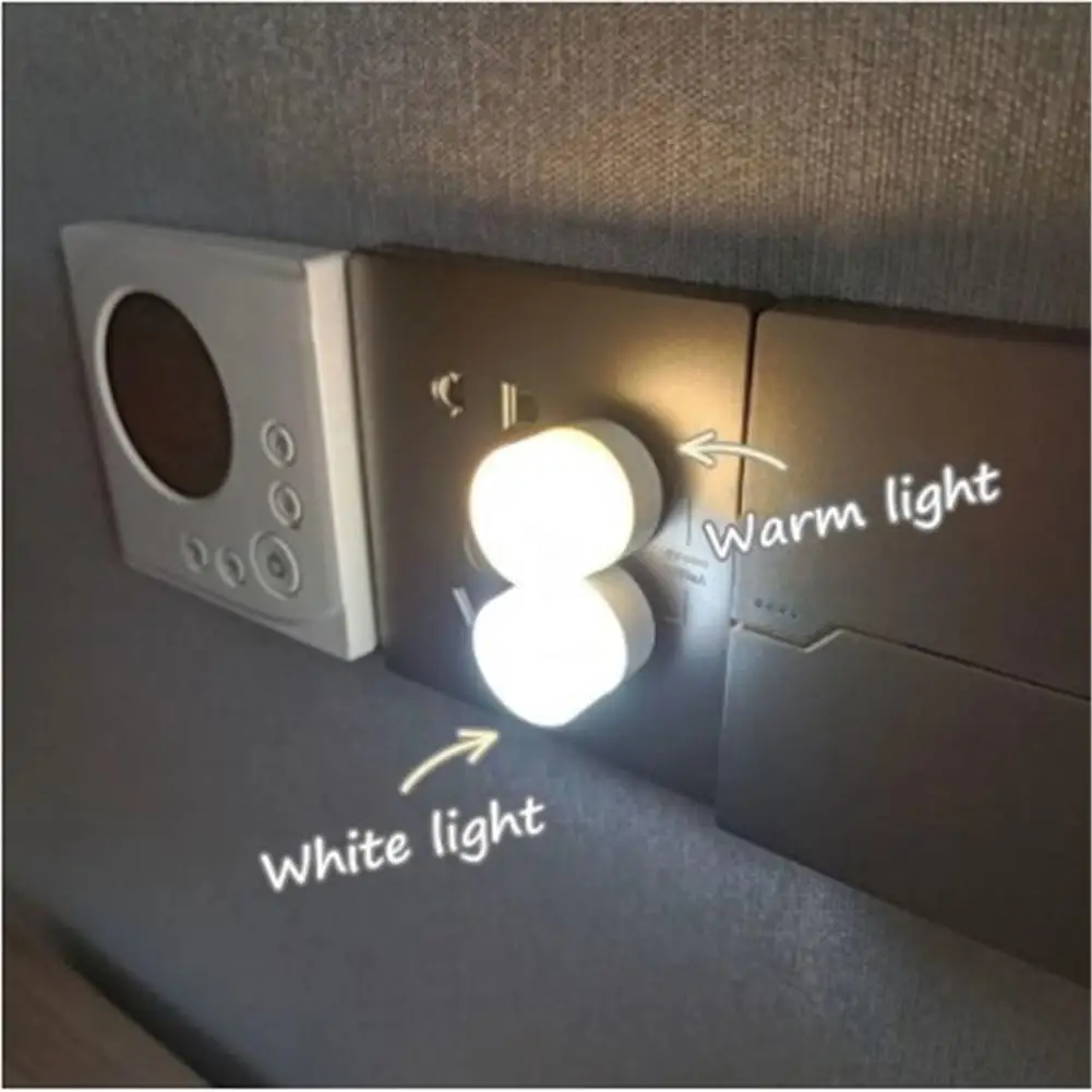 

5v Usb Plug Night Light Book Led Eye Protection Reading Light Small Round Night Light Computer Mobile Power Charging Lamp