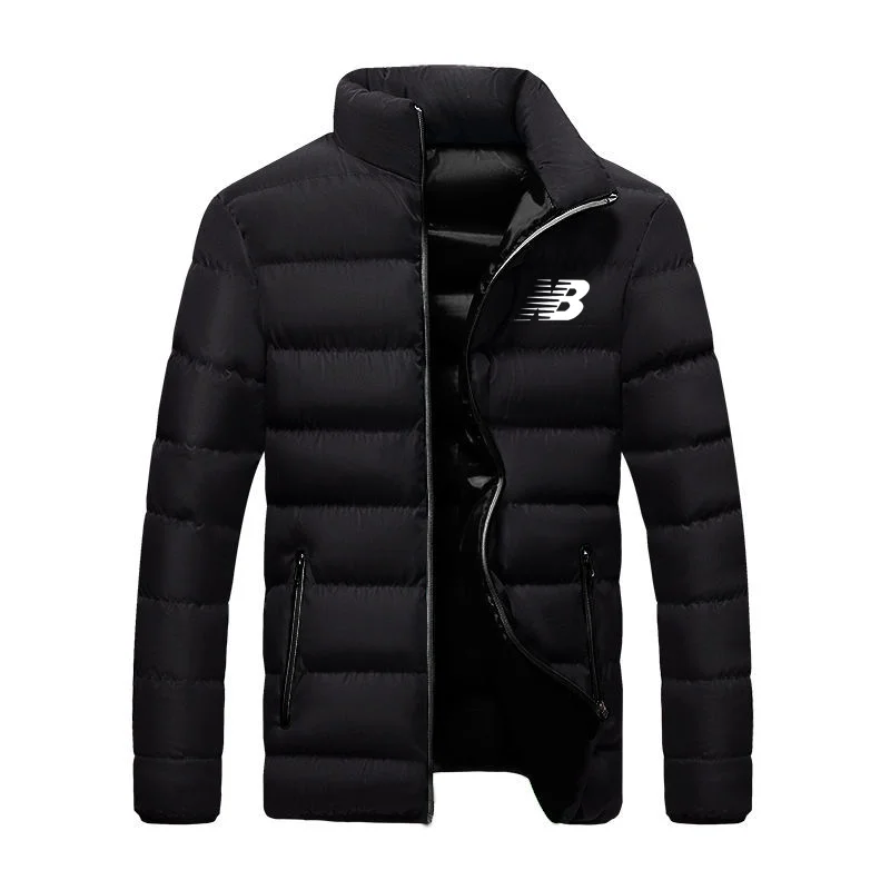 

2022 Trendy Autumn and Winter Warm New Men's Down Jacket Autumn and Winter Warm Windproof Large Yards Round Collar Short Jacket
