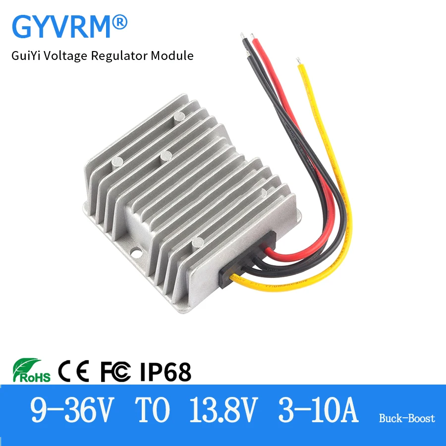 

DC9-36V 12V 24V to 13.8V 3A 5A 6A 8A 10A 12A Boost Buck DC DC Power Converter Step-Up Step-Down Car Voltage Regulator Stabilizer