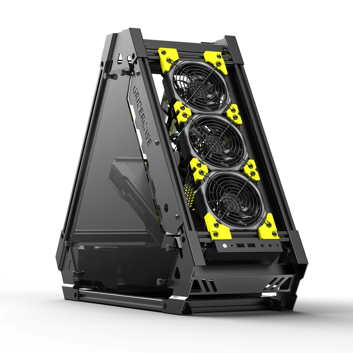 

VED* HA Delta V1D Aluminum Alloy Computer Open Chassis Water Cooling Support ATX/MATX/ITX Motherboard Gaming Building PC Case