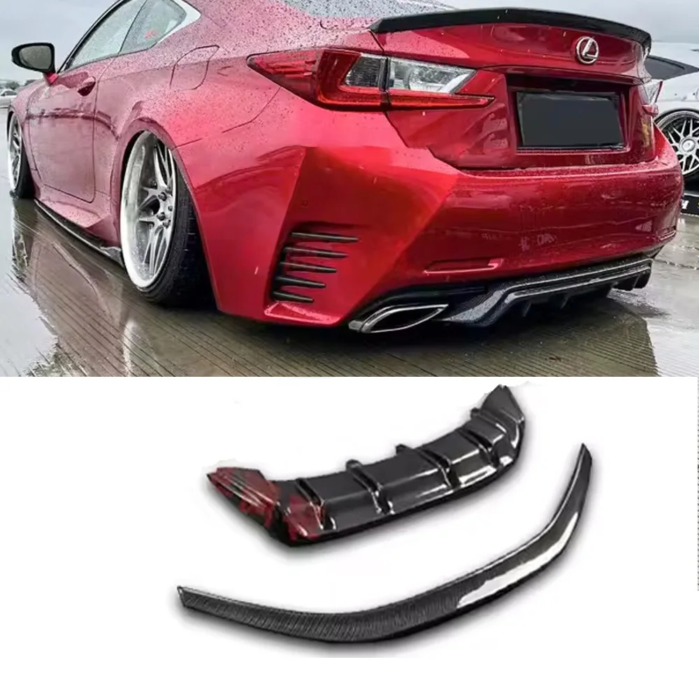 Задняя губа AIMGAIN из углеродного волокна для Lexus RC350 комплект кузова задний бампер