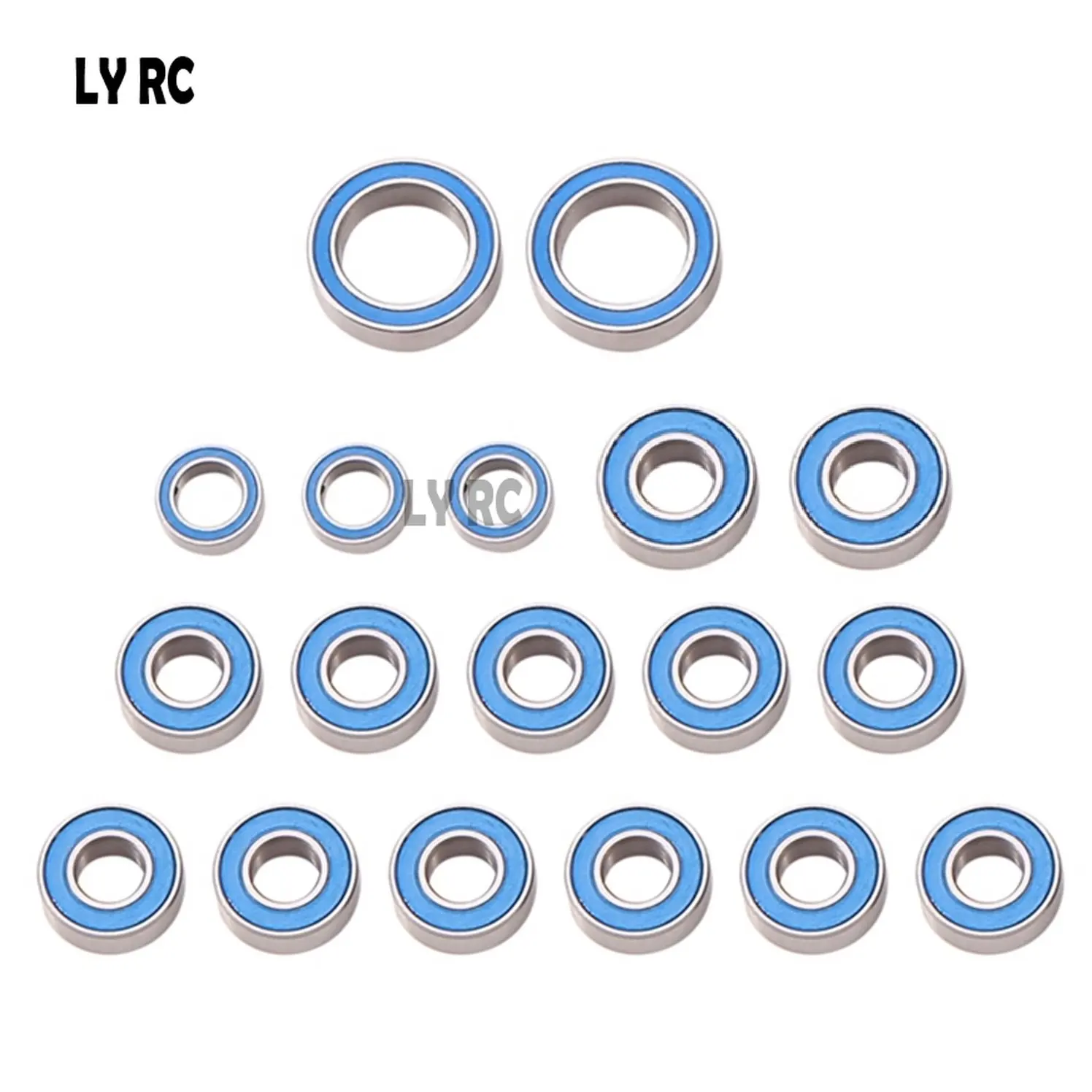 

18pcs Sealed Bearing Kit for Tamiya CC-01 CC01 1/10 RC Crawler Car Upgrade Parts Accessories