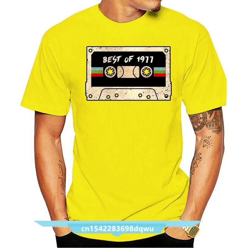 

Cassette Tape Best Of 1977 Vintage Men T Shirt Cotton S 4Xl