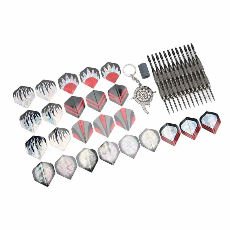 

Dart Set Wide Application Wear Resistant Stainless Steel Tip Darts Set Exquisite Portable Durable for Game Room