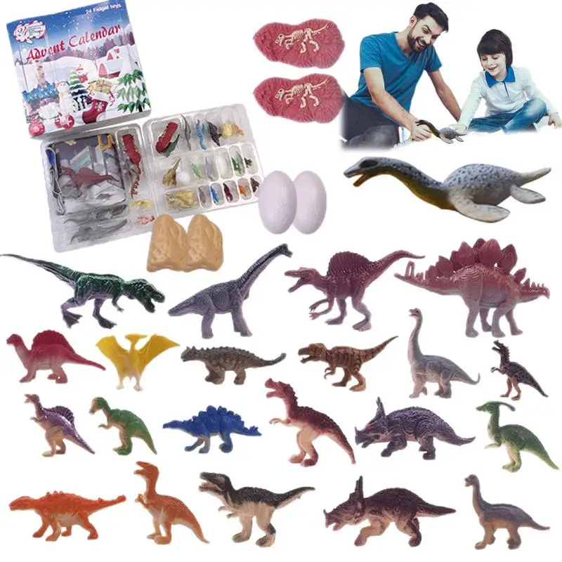 

Календарь с адвентом, динозавр 2023, календарь с обратным отсчетом динозавра, ежедневные подарки-сюрпризы, стимулирует развитие визуальных чувств четко