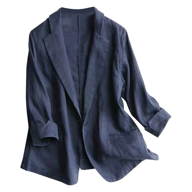 Blazer Blazer Women's Spring Summer Thin Coat 2023 New Slim Office Blazer Fashionable Elegant Loose Casual Women's ClothingEF980