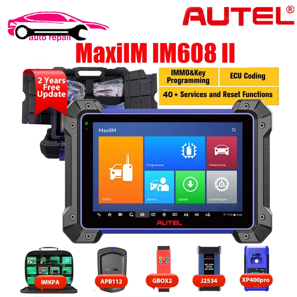 Autel MaxiIM IM608II IM608 PRO II полный IMMO Key набор программиста J2534 ECU программирование