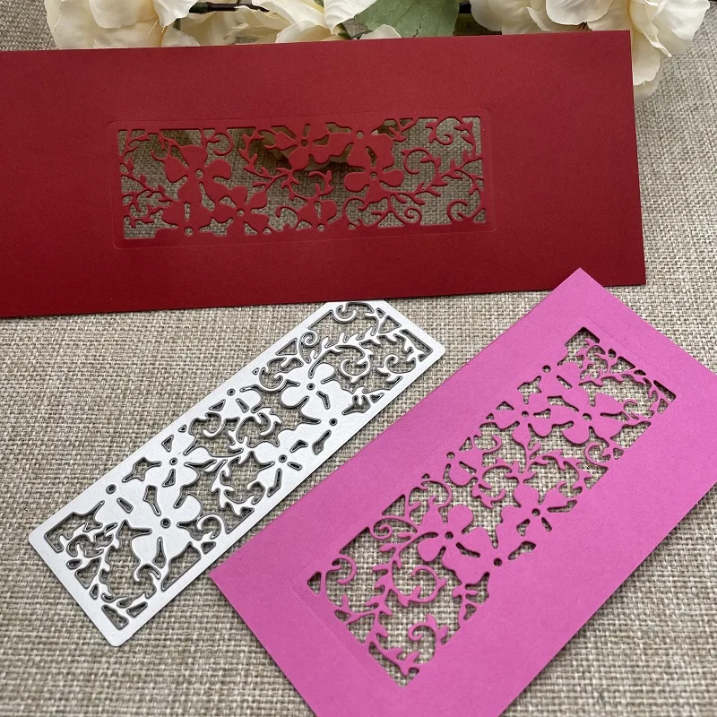 

Трафареты для высечки цветов, границ, фона, металлические штампы, трафареты для скрапбукинга, декоративное тиснение, ручная работа, шаблон для высечки