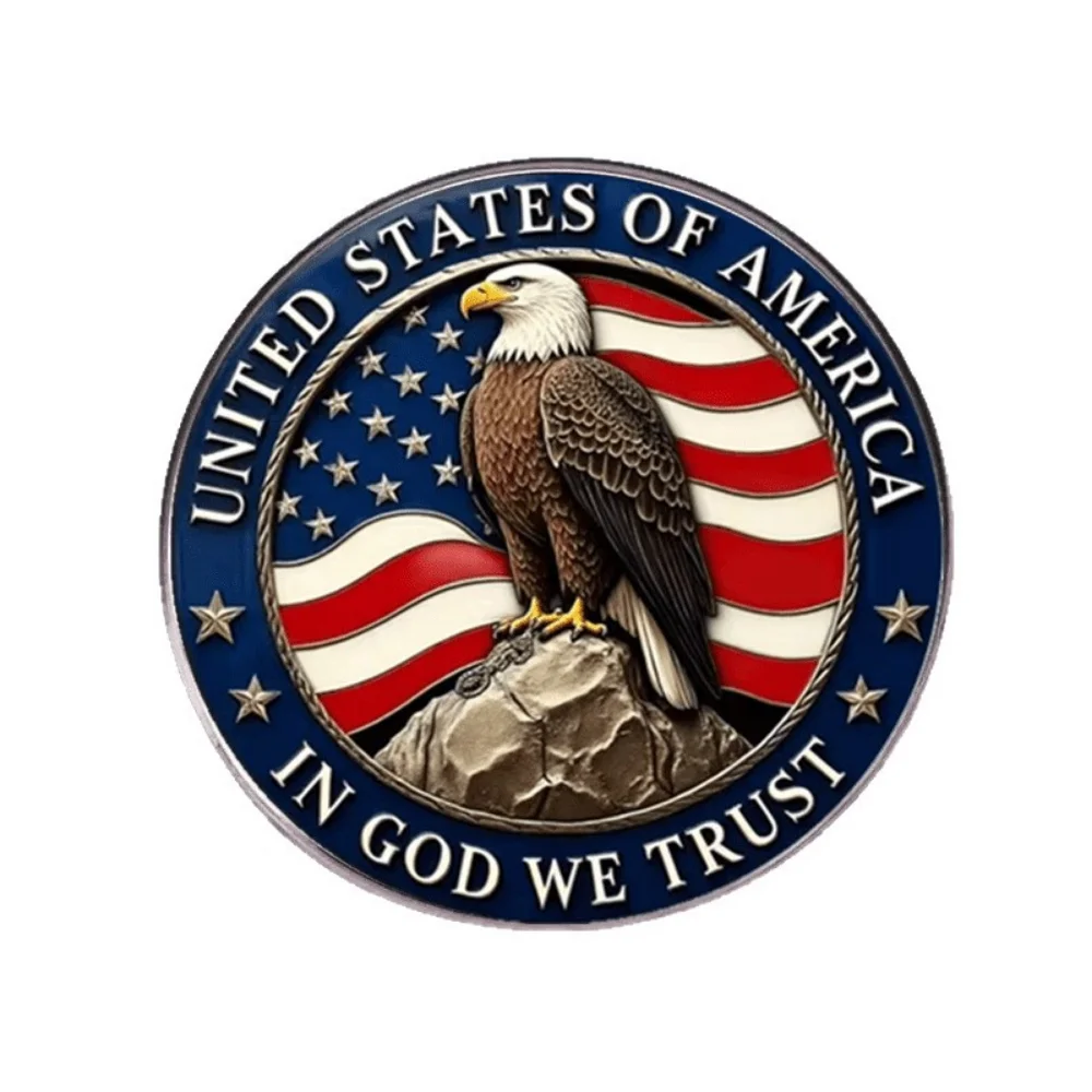 

Брошь американский орел из сплава