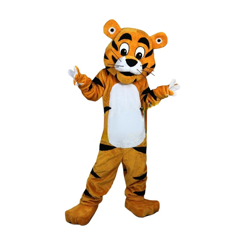 

Tiger Mascot Fursuit Costumes Cartoon Custom Mascot Walking Stage Performance Costume Puppet Animal Costume