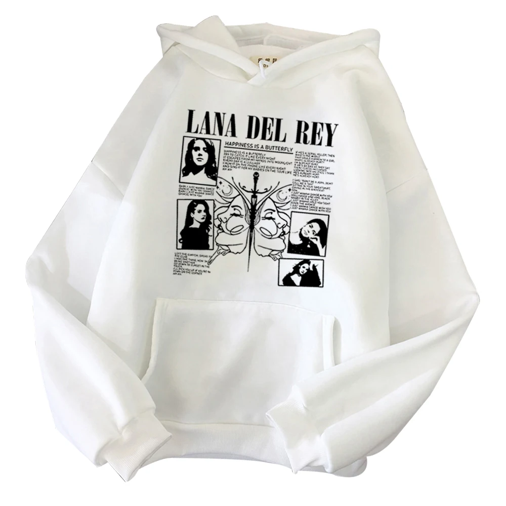 Толстовка с капюшоном Лана Дель Рей счастье-это реальное худи музыкой свитшот