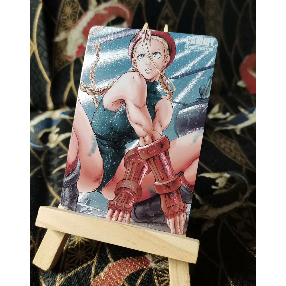 10 + 1 шт./компл. флэш-карта для уличного сражения ACG сексуальные кавайные Аниме