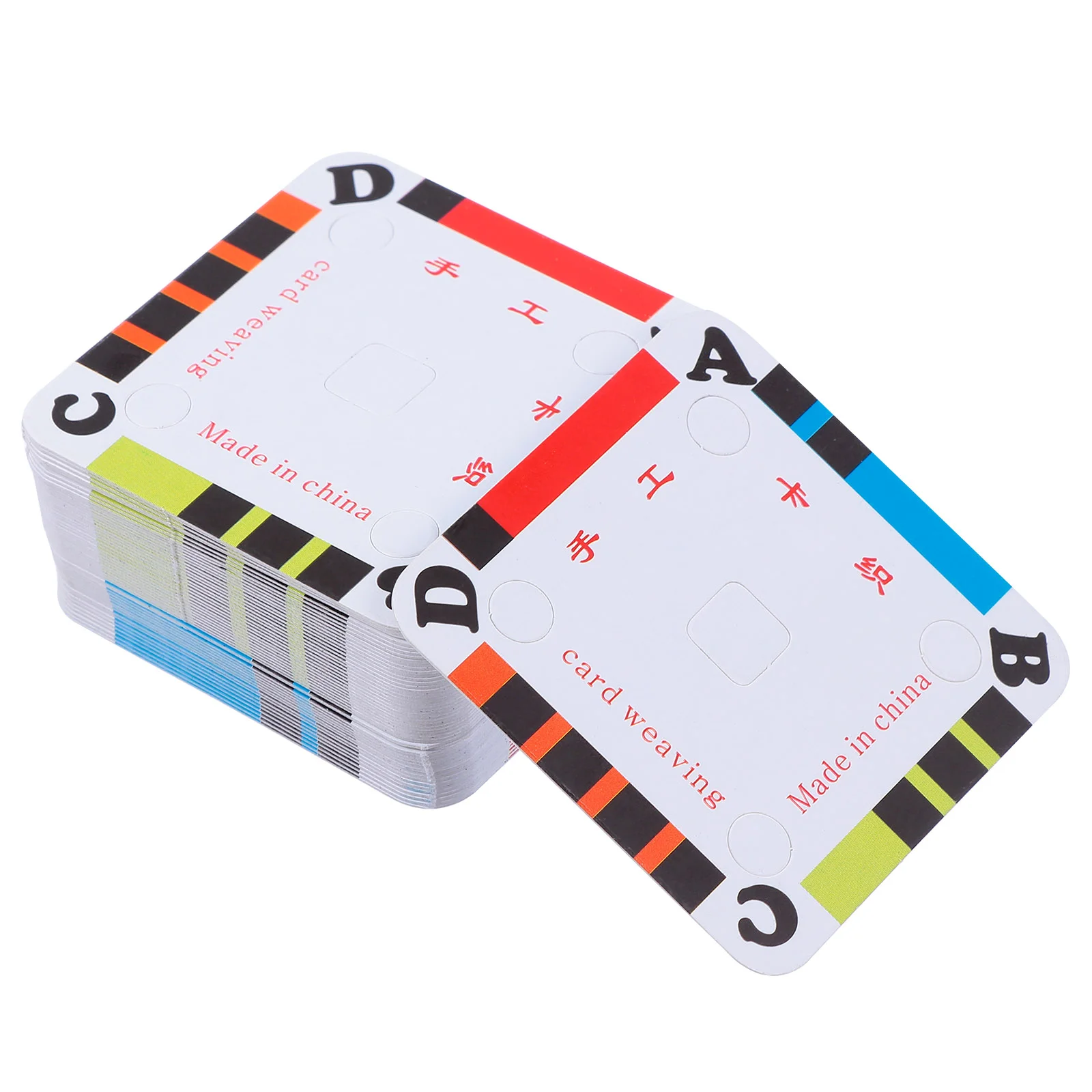 

Weaving Loomtablet Papercardboard Diyboard Inkle Supplies Thread Craft Yarn Hand Jewelry Accessories Beading Square Making Kids