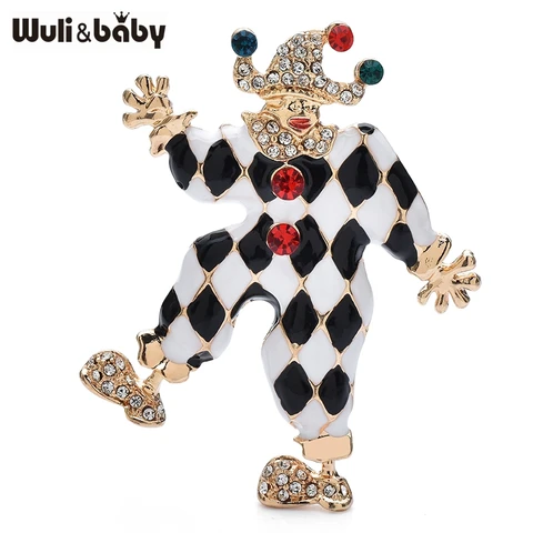 Брошь-клоун Wuli&baby