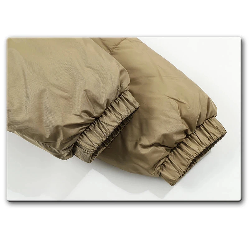 Winter Warm Puffer Down Coats Women Casual Letters Pattern Long Sleeve Stand Collar Long Jackets Outerwear Parkas