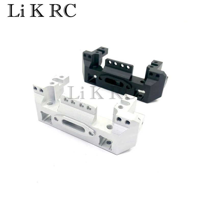 

Aluminum Alloy Metal Front Bumper Upper Servo Relocation Mount Silver for 1/10 Scale RC Crawler TRX-4