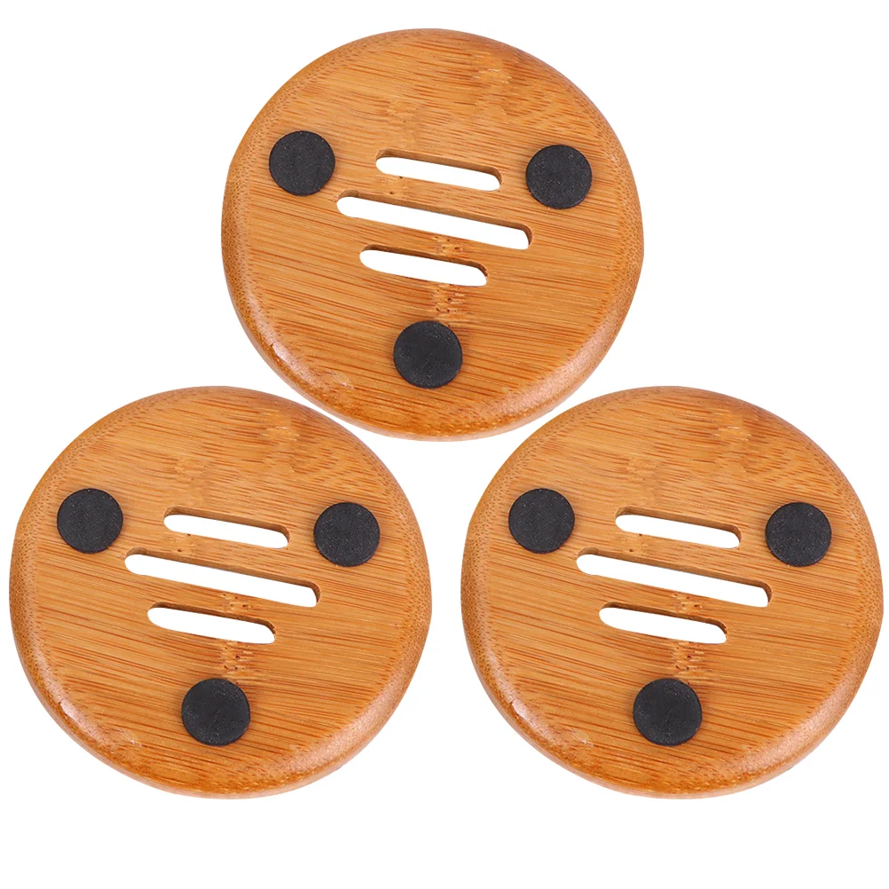 3 шт. бамбуковый поднос для мыла ручной работы держатель ванной комнаты