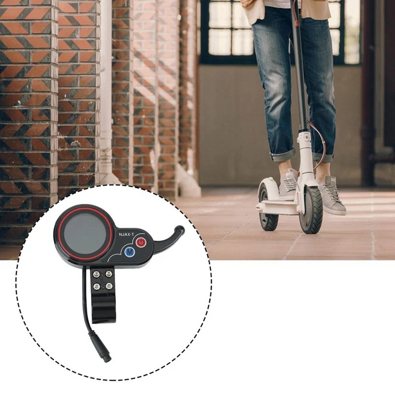 Приборная панель для электроскутера черного цвета 36 В 48 1 шт.