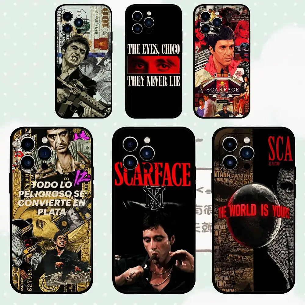 Фото Чехол для телефона Coll-S-scarface-1983-Pacino-S-Movie Nueva Armadura Parachoques A Prueba De Golpes для iPhone 11 12 13 14 №1