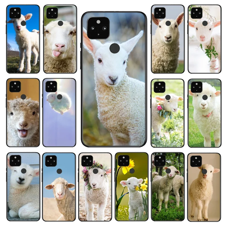 

Cute Sheep Phone Case for Google Pixel 7 6A 6 Pro 5A 4A 3A Pixel 4 XL Pixel 5 6 4 3 XL 3A XL
