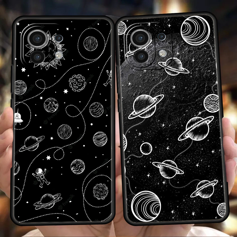 

Starry Sky Phone Case Cover for Xiaomi Redmi Poco F4 F5 M4 M3 X3 X4 X5 NFC Pro Mi 11 Ultra 12T 12 Pro TPU Soft Shell Capas Bags