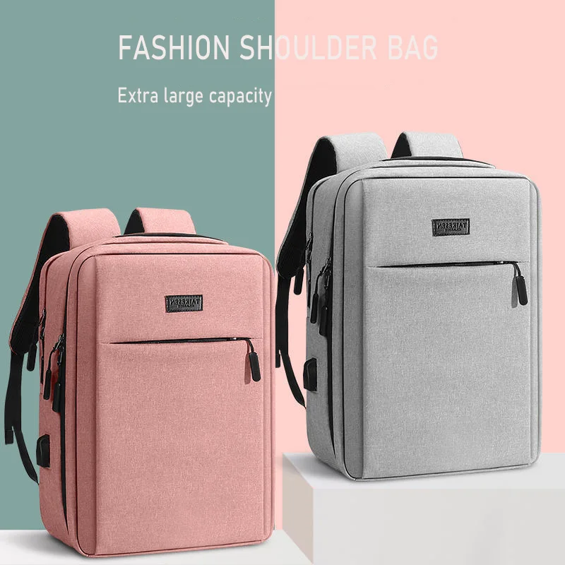 

Laptop bag 15.6Inch Usb Backpack School Bag Rucksack 16 17.3Inch Backbag Travel Daypack Male Leisure Backpack Mochila Women Gril