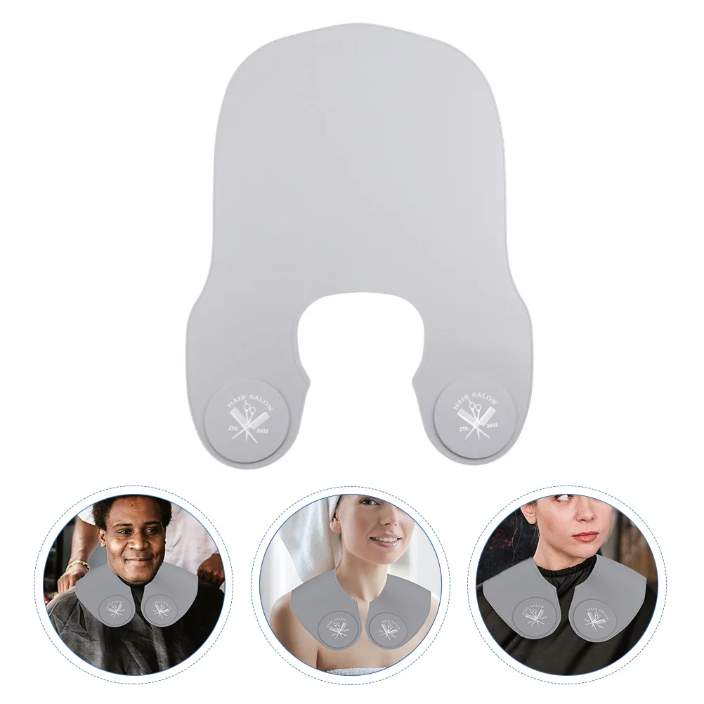 

Hair Neck Cutting Cape Collar Hairdressing Wrap Shawl Silicone Haircut Dye Guard Salon Pad Barbersmock Shoulder Coloring Capes
