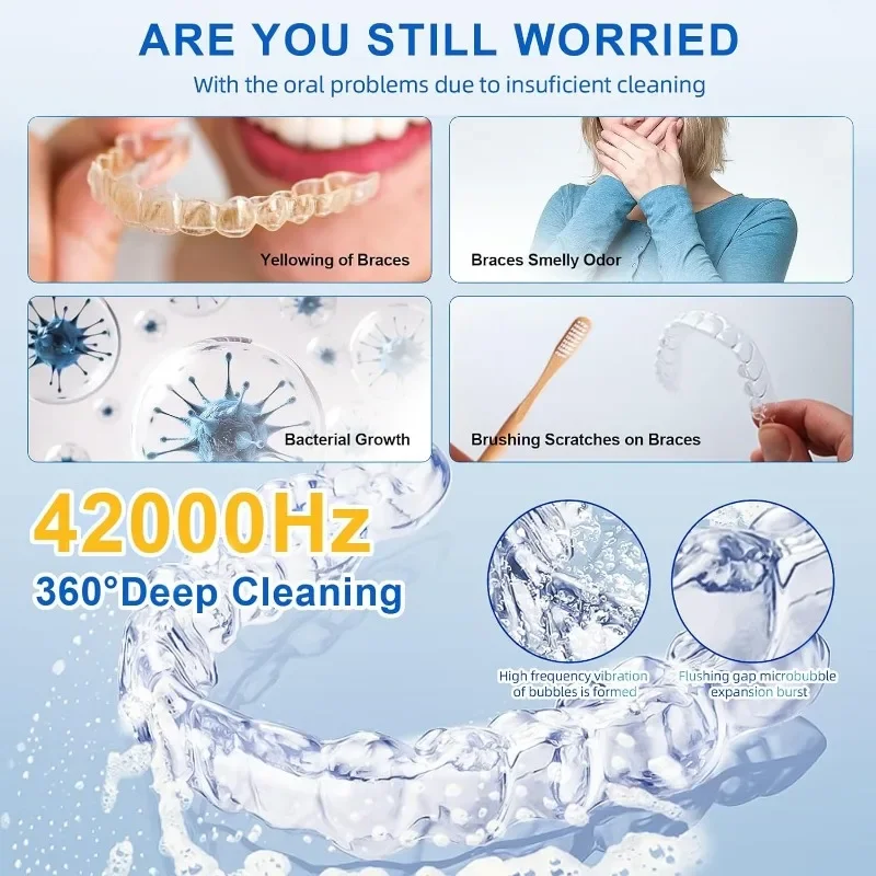 Стоматологический Ультразвуковой очиститель 230 мл бак из нержавеющей стали