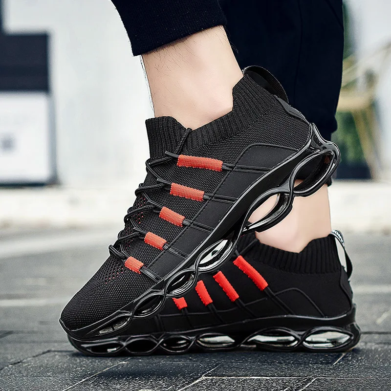 Blade Sneakers Breathable Running Shoes for Men 46 Large Size Flying Comfortable Sports Men's Shoe 47 Jogging Casual Footwear 48