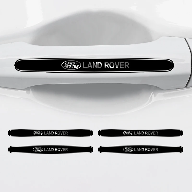 

4/8 шт., защитные наклейки на дверные ручки автомобиля Land Rover Discovery 3 4 Range Rover Freelander 2 SVR Evoque Velar