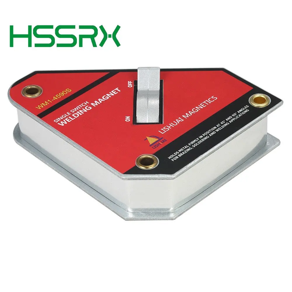 HSSRX  Strong Single Switch Neodymium Welding Magnet Holder On/Off Switch Magnetic Clamp 45/90 Small Size