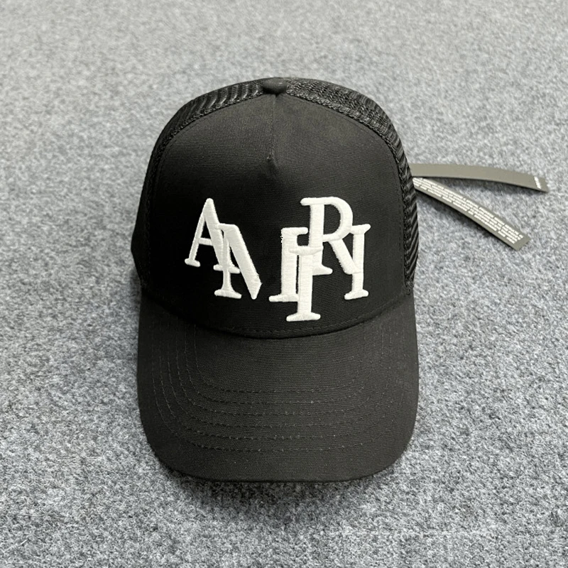 

Hats for Men 2023 New Letter Embroidered Baseball Cap High Quality Snapback Cap Breathable Mesh Cap Chapeau Homme