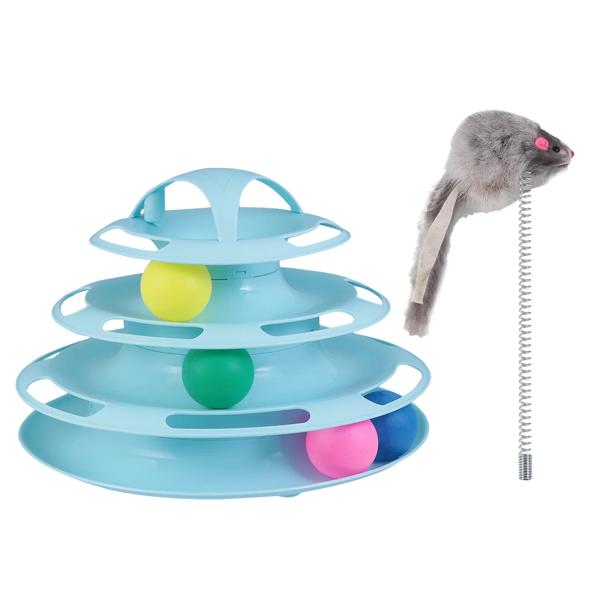 

Cat Toy Toys Kitten Tracks Rotating Interactive Roller Circle Towers Play Level Trackplaything Chasing Petchaser Funnyfun