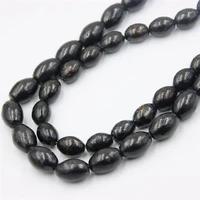 diy natural drum shape big black coral spacer beads good quality charm for jewelry making tribal necklace earrings accessories