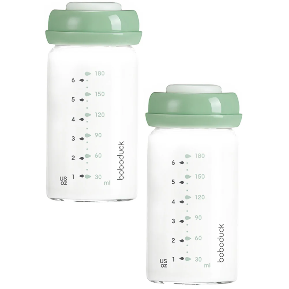 

2pcs Baby Bottle Breast Storage Bottle Baby Storage Container