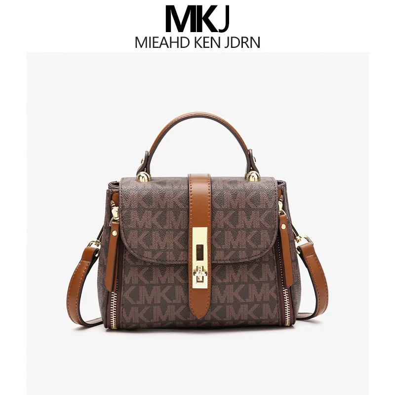 

20222 Brand Women Bags Luxury HandbagsMessenger Bags Cover Rivet Bag Girls Fashion Shoulder Bag Ladies Leather Handbags MKJ