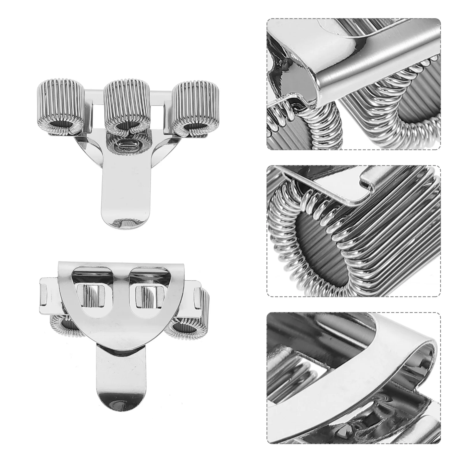 

10 Pcs Metal Clip Pen Holder Notebook Spring Loop Clamp Accessories Travel Organizer