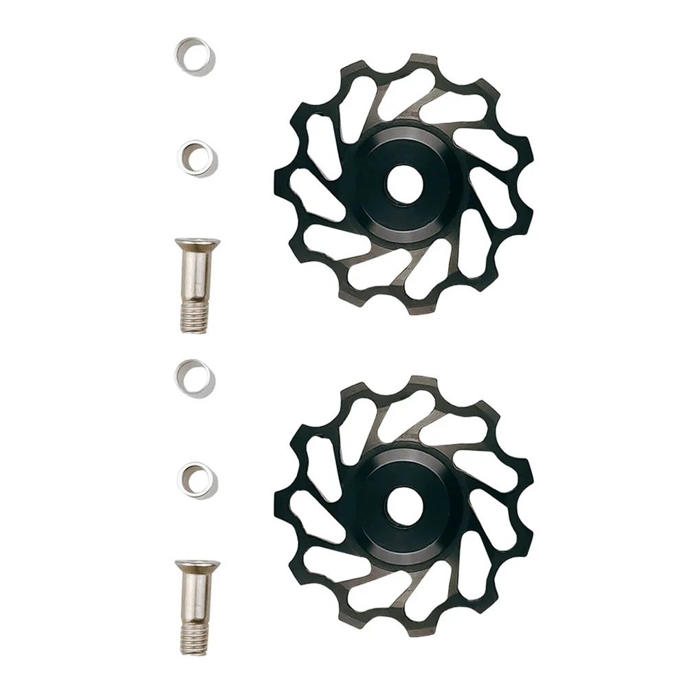 

Guide Pulley Bike Jockey Wheel 6mm Dia Aluminum Alloy Bearing Bicycle Ceramic Guide Pulley Practical Brand New