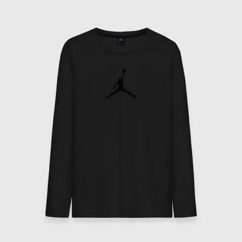 Мужской лонгслив хлопок AIR JORDAN (НА СПИНЕ). | Мужская одежда