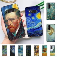 van gogh oil painting phone case for samsung note 5 7 8 9 10 20 pro plus lite ultra a21 12 72