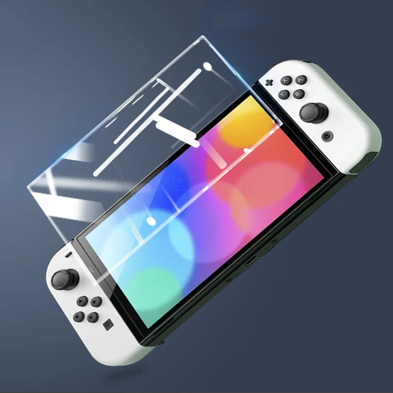 HD Tempered Glass for Nintendo Switch OLED Vidrio Screen Protector for Nintendo Switch OLED Clear Transparent 9H Protective Film